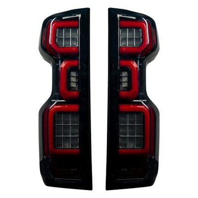 2019-23 Silverado 1500, 2020-22 2500/3500 OLED TAIL LIGHTS, Smoked Lens  (Only fits trucks w/o OE LED Taillights)